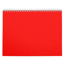 Red Backgrounds on a Calendar