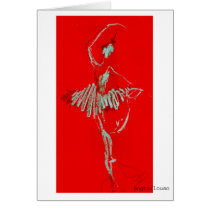 red ballet cards