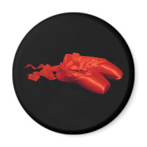 Red Ballet Shoes Refrigerator Magnet