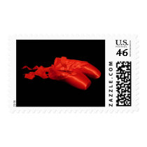 Red Ballet Shoes Postage Stamp