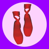 Red Ballet Stickers