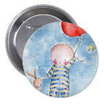 Red Baloon Button