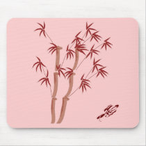 Red Bamboo mousepads