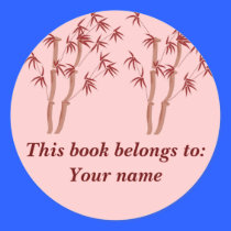 Red Bamboo, This book belongs to:Yo... stickers