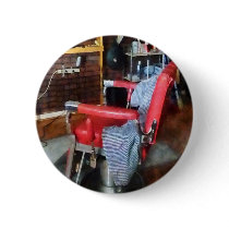 Red Barber Chair Button