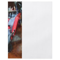 Red Barber Chair Personalized Flyer