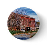 Red Barn. Blue Sky. Pinback Buttons