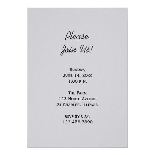 Red Barn Country Family Reunion Invitation