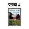 Farm Wedding Postage Stamps