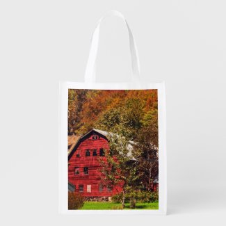 Red Barn in Autumn