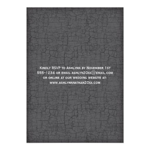 Red Barn in Winter Wedding Invitation 2