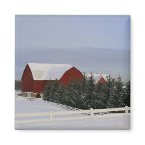 Red Barn Magnet