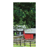 Red Barn Custom Photo Card
