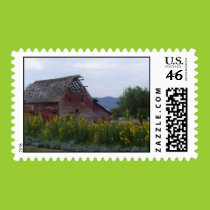 Red Barn Postage postage