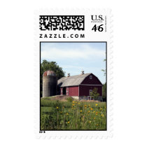 Red Barn Postage Stamps