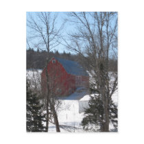 RED BARN postcards