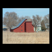 Red Barn Poster posters