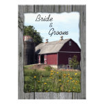Red Barn Wedding Invitation