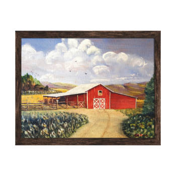 Red Barn West Virginia Farm Canvas Wrap Stretched Canvas Prints