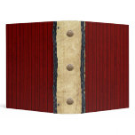 Red Barn Western Notebook 3 Ring Binder
