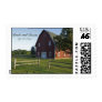 Red Barn with Fence Wedding