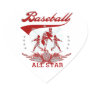 Red Baseball All Star T-shirts and Gifts Sticker