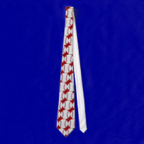Red Baseball Tie