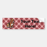 Red Basset Hound Bumper Sticker