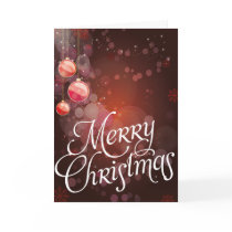 Red Bauble Christmas Cards