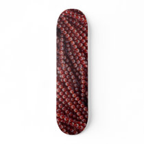 Red beads skateboard deck