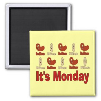 Red Beans on Monday magnet