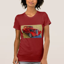 Red Beauty - Classic Collector's Car Tshirts