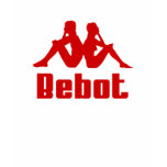 red Bebot t-shirts