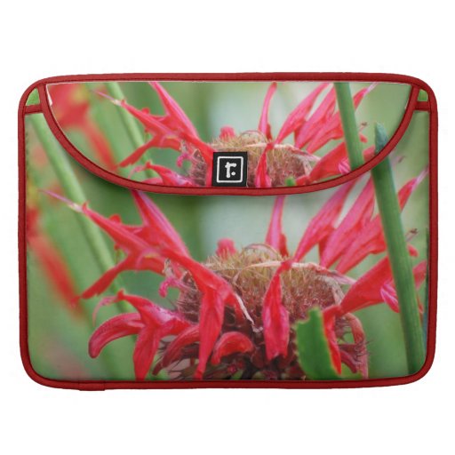Red Bee Balm  15" MacBook Sleeve Sleeve For MacBook Pro