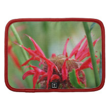 Red Bee Balm  Wallet Folio Planner