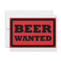 red beer wanted icon invitations
