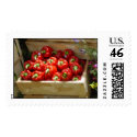 Red Bell Peppers in a crate stamp