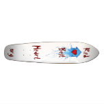 Red Belt Heart Skate Board Decks