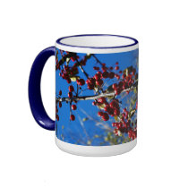 Red Berries And The Blue Sky... mugs