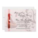 Red Betta Siamese Fighting Fish Personalized Invite