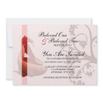 Red Betta Siamese Fighting Fish Personalized Invite