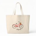 Red Bicycle bags by trennea Red Bicycle bags
