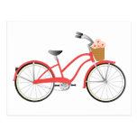 Red Bicycle Post Card
