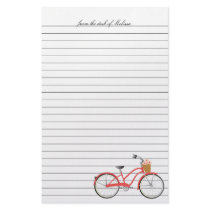 Red Bicycle stationery by trennea Red Bicycle stationery