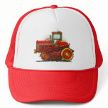 Red Big Dozer Tractor Hats