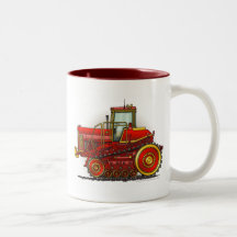 Red Big Dozer Tractor Mugs