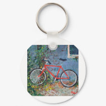 RED Bike keychains by OLANartist RED Bike keychains