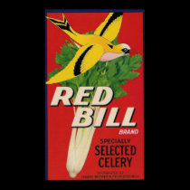 red bill celery poster posters