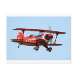Red Biplane Post Cards