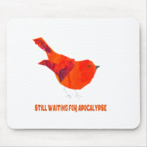 Red Bird Apocalypse mousepads by studio236 Red Bird Apocalypse mousepads